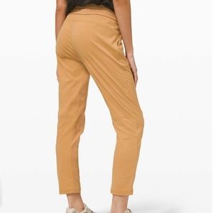 Lululemon Beyond the Studio Pant Slim Gold Buff like new